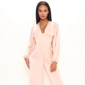 Fashion Nova Sweet and Satin Jumpsuit